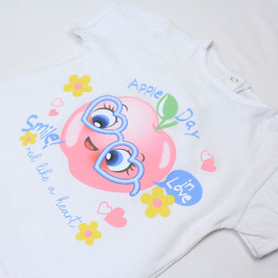Infants Apple Print T-Shirt T-Shirt Iluvlittlepeople 