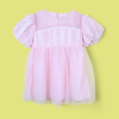 Delighted Pink Little Girl Frock Frock Iluvlittlepeople 6-9 Months Pink Summer