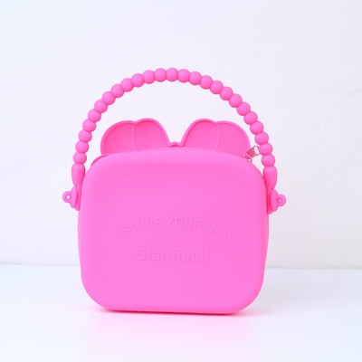 Cute Mickey Pink Themed Premium Quality Crossbody Bag Bags Iluvlittlepeople 