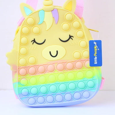 Cute Character Yellow Themed Premium Quality Backpack Bag Bags Iluvlittlepeople 