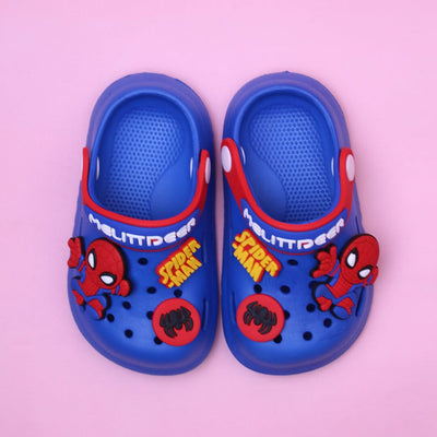 Dashing Blue Spider Man Kids Crocs Crocs And Slides Iluvlittlepeople 12 Months Rubber Blue
