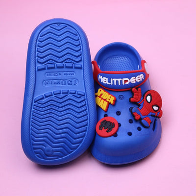 Dashing Blue Spider Man Kids Crocs Crocs And Slides Iluvlittlepeople 