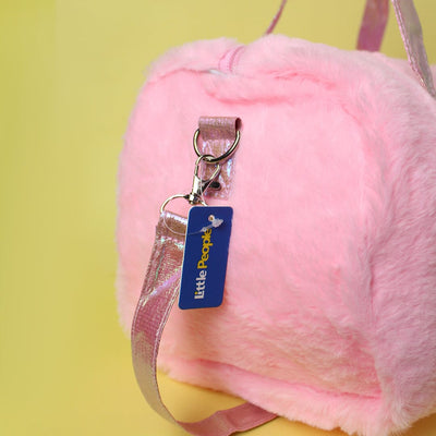 Stylish Fluffy Stuff Pink Themed Duffle Bag Duffle Bag Iluvlittlepeople 