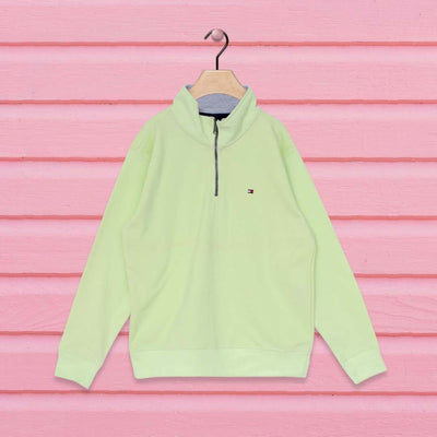 Fancy Green Themed Kids Sweatshirt Sweatshirt Iluvlittlepeople 9-10 Years Green Winter