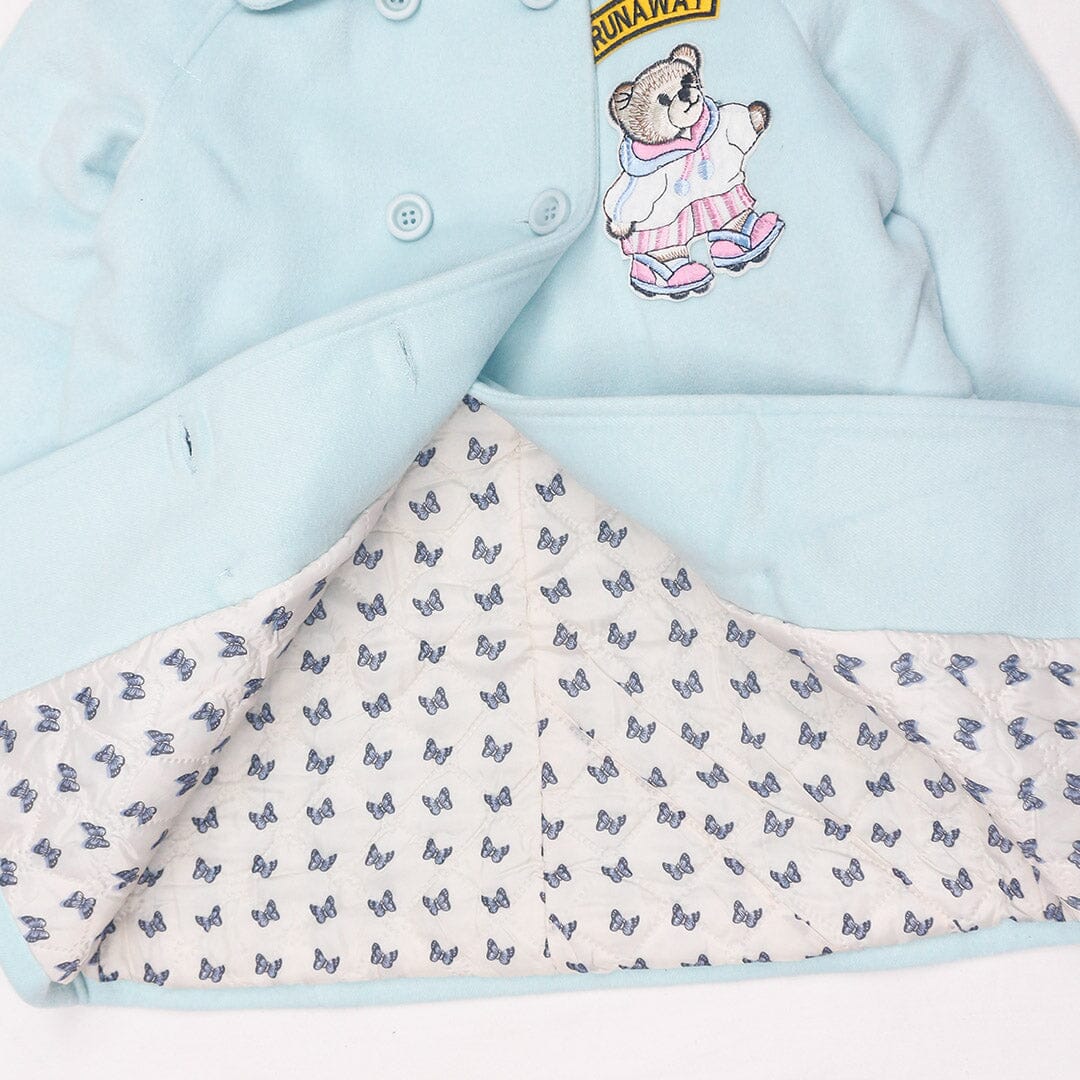 Cozy Comfort Blue Themed Coat For Girls Coat Iluvlittlepeople 