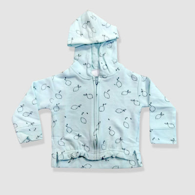 Cute & Cozy Aqua Themed Hoodie Hoodie Iluvlittlepeople 12-18 Months Aqua Winter