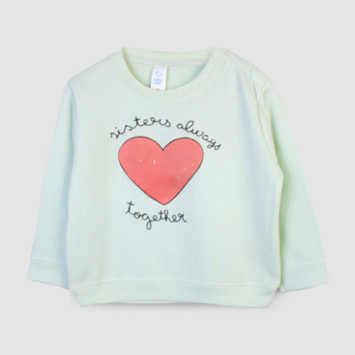 Urge Aqua Themed Girls Sweatshirt Sweatshirt Iluvlittlepeople 6-9 Months Aqua Winter