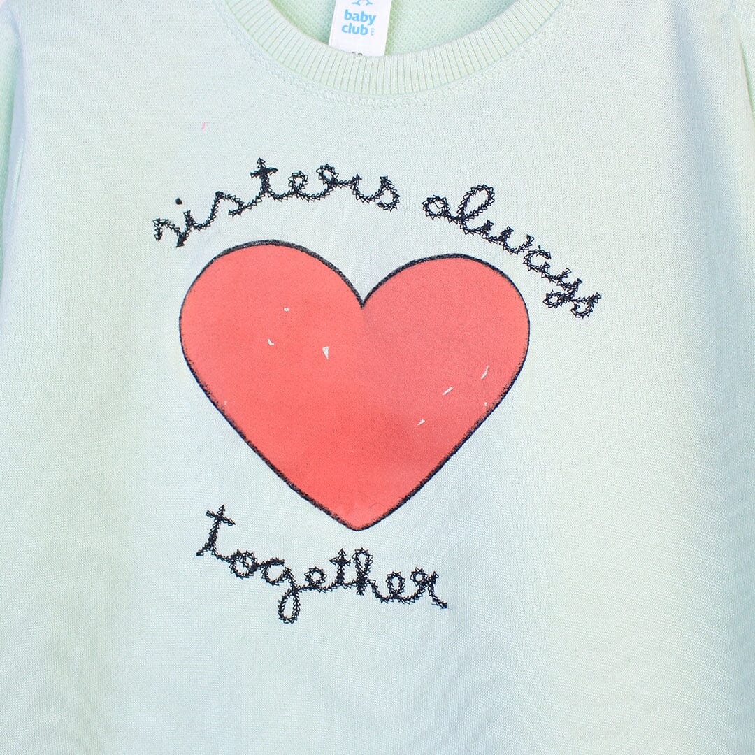 Urge Aqua Themed Girls Sweatshirt Sweatshirt Iluvlittlepeople 