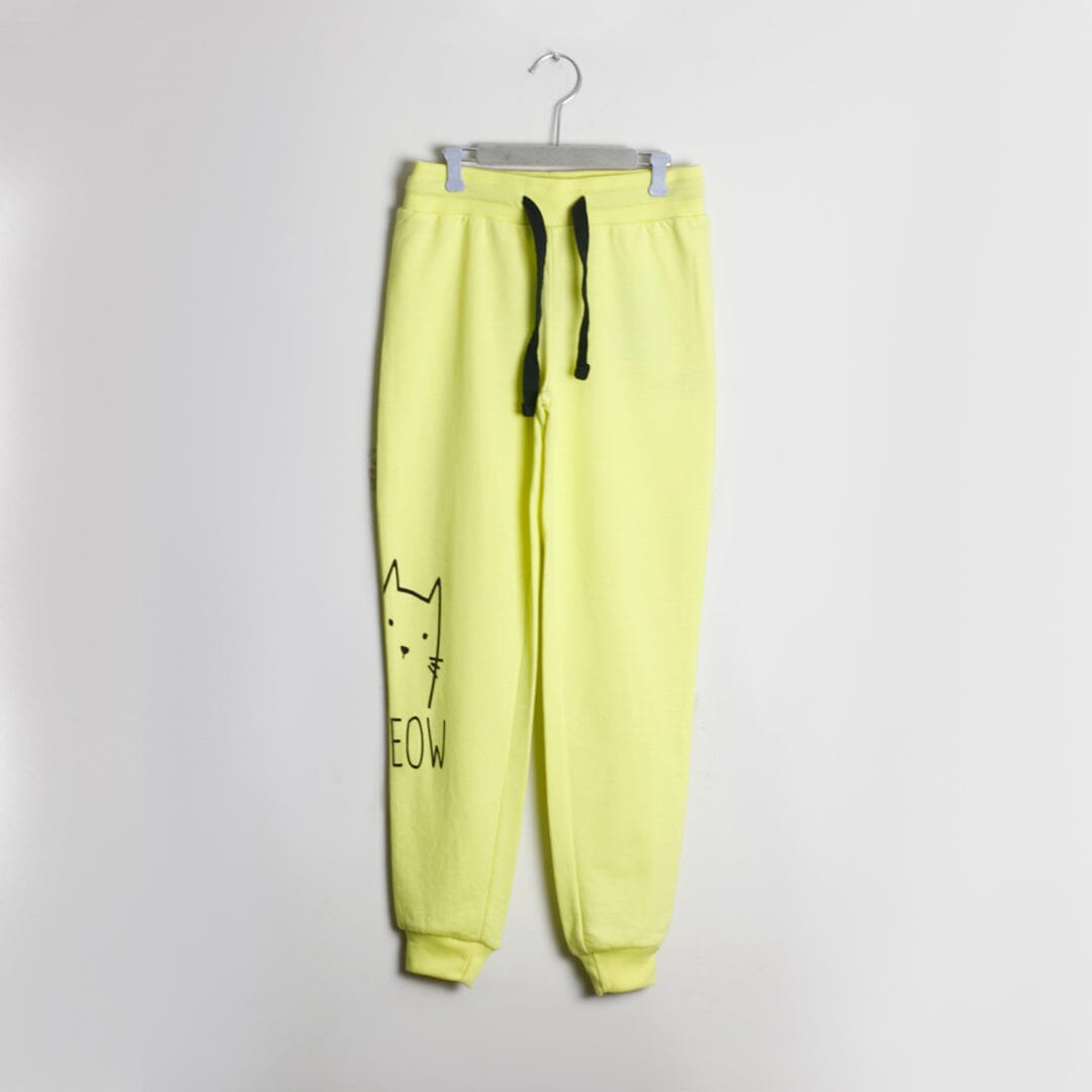 Leafy Green Themed Girls Trouser Trouser Iluvlittlepeople 7-8 Years Green Winter