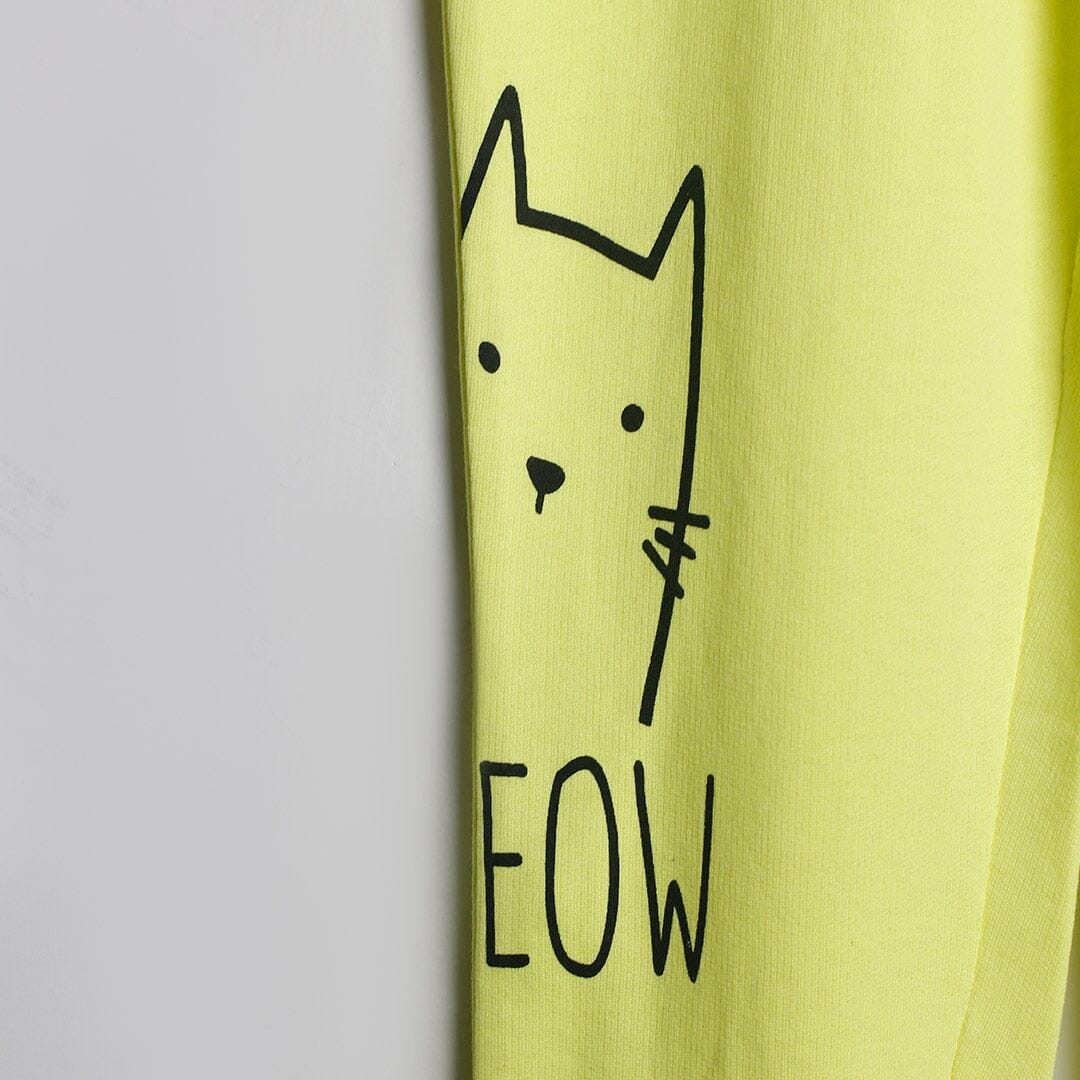 Leafy Green Themed Girls Trouser Trouser Iluvlittlepeople 