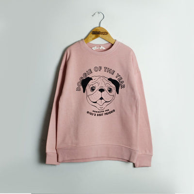 Kink Pink Themed Girls Sweatshirt Sweatshirt Iluvlittlepeople 7-8 Years Pink Winter