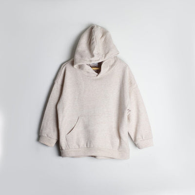 Elegant Style Off White Themed Kids Hoodie Hoodie Iluvlittlepeople 6-7 Years Off White Winter