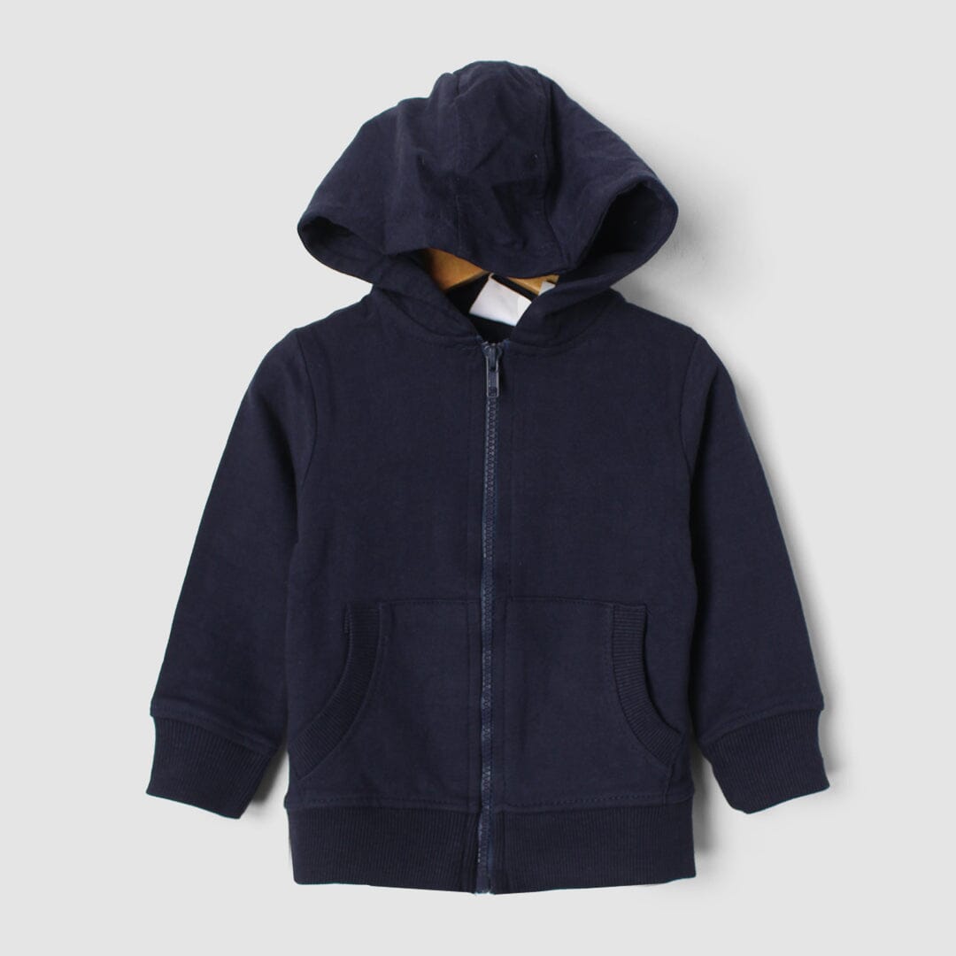 Stylish Blue Themed Boys Hoodie Hoodie Iluvlittlepeople 6-9 Months Blue Winter