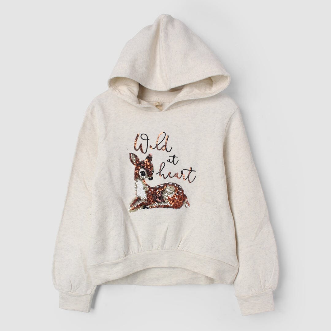 Wild At Hear Girls Hoodie Hoodie Iluvlittlepeople 