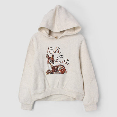 Wild At Hear Girls Hoodie Hoodie Iluvlittlepeople 