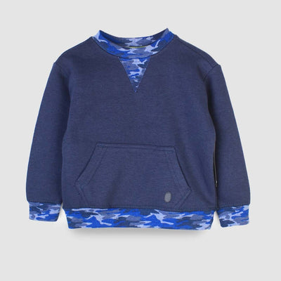 Desire Blue Themed Kids Sweatshirt Sweatshirt Iluvlittlepeople 18-24 Months Blue Winter
