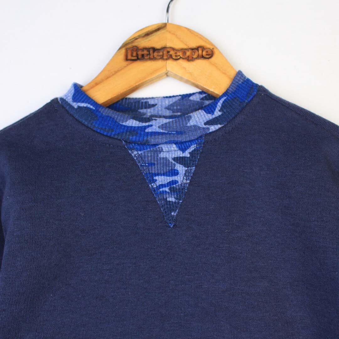 Desire Blue Themed Kids Sweatshirt Sweatshirt Iluvlittlepeople 