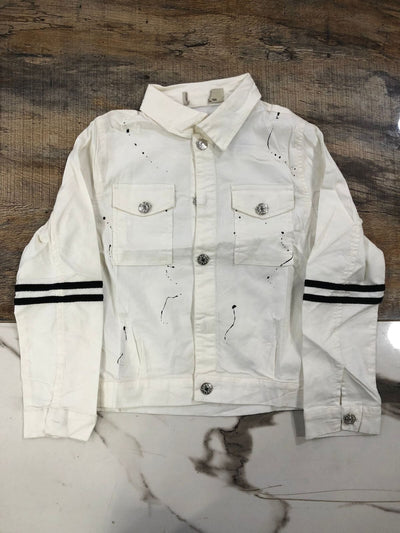 Cozy & Dashing Off White Themed Kids Jacket Jacket Iluvlittlepeople 6-7 Years Off White 