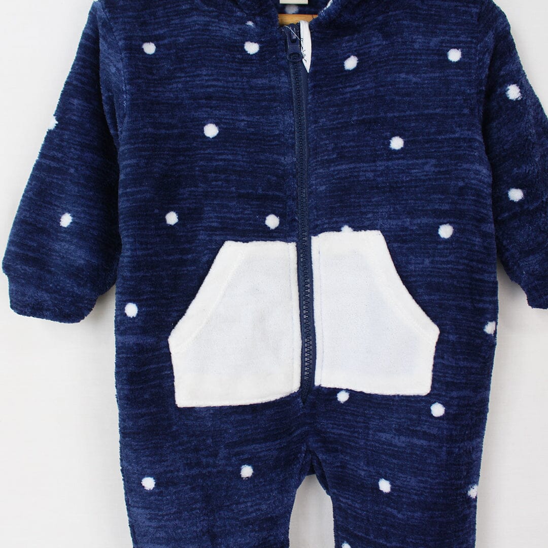 Attractive Blue Winter Romper For Boys Romper Iluvlittlepeople 