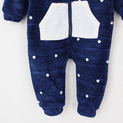 Attractive Blue Winter Romper For Boys Romper Iluvlittlepeople 