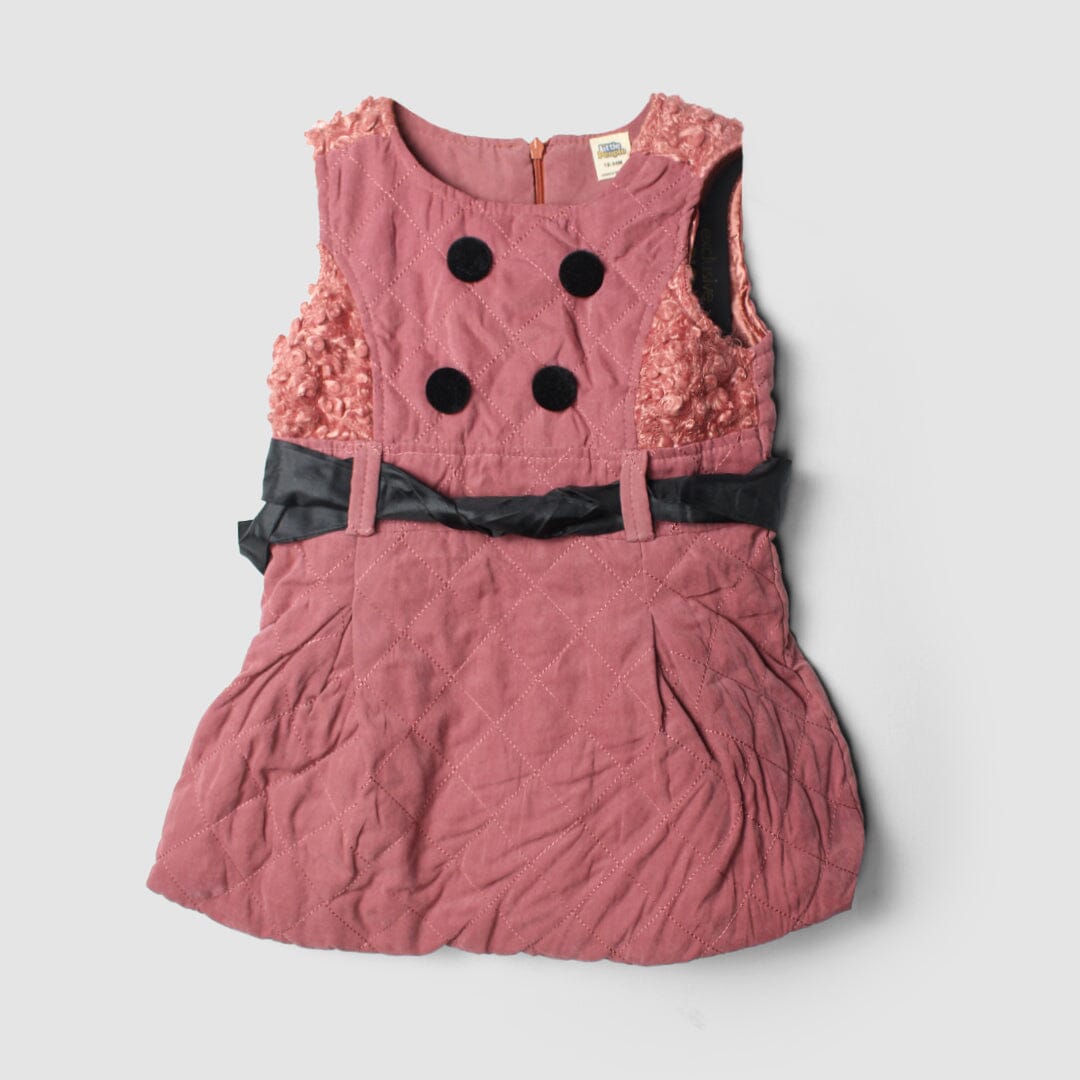 Cozy Pink Themed Cute Princess Frock Frock Iluvlittlepeople 