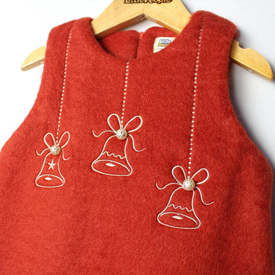 Cozy Orange Themed Cute Princess Frock Frock Iluvlittlepeople 