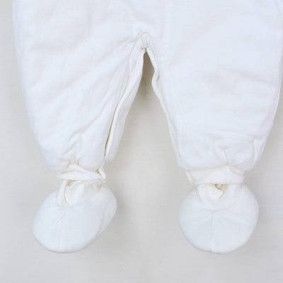 Attractive Off-White Winter Romper For Boys Romper Iluvlittlepeople 