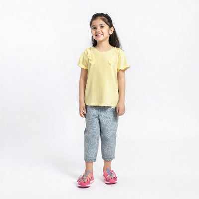 Modern Style 2Pc Little Girls Set 2Pc Set Iluvlittlepeople 3-4 Years Summer Multi