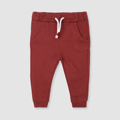 Stylish Maroon Themed Trouser Trouser Iluvlittlepeople 0-3 Months Maroon Winter