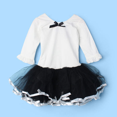 Stylish White Themed Girls Frock Frock Iluvlittlepeople 6-9 Months White Summer