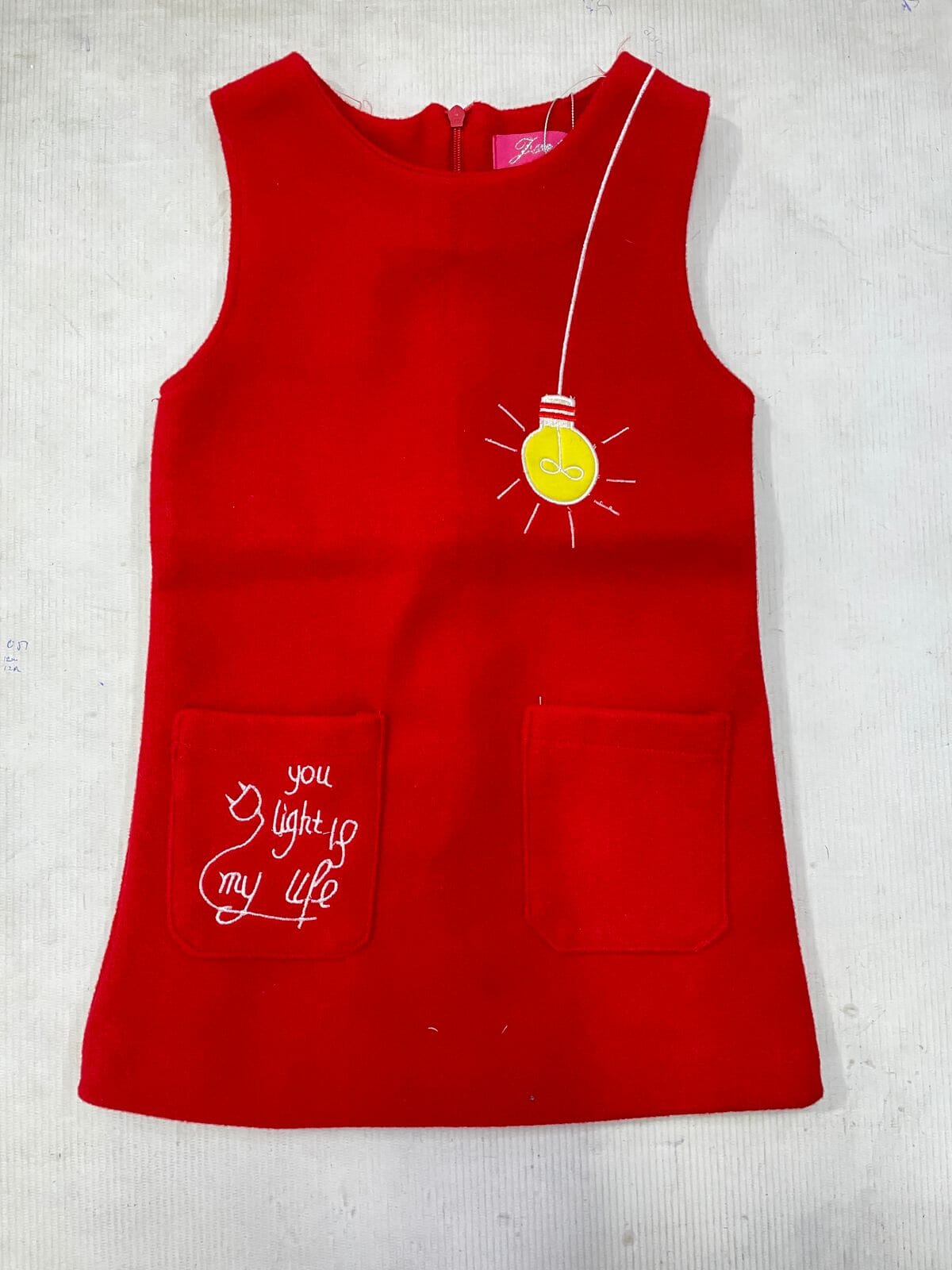 Cozy Red Themed Cute Princess Frock Frock Iluvlittlepeople 5-6 Years Red Winter