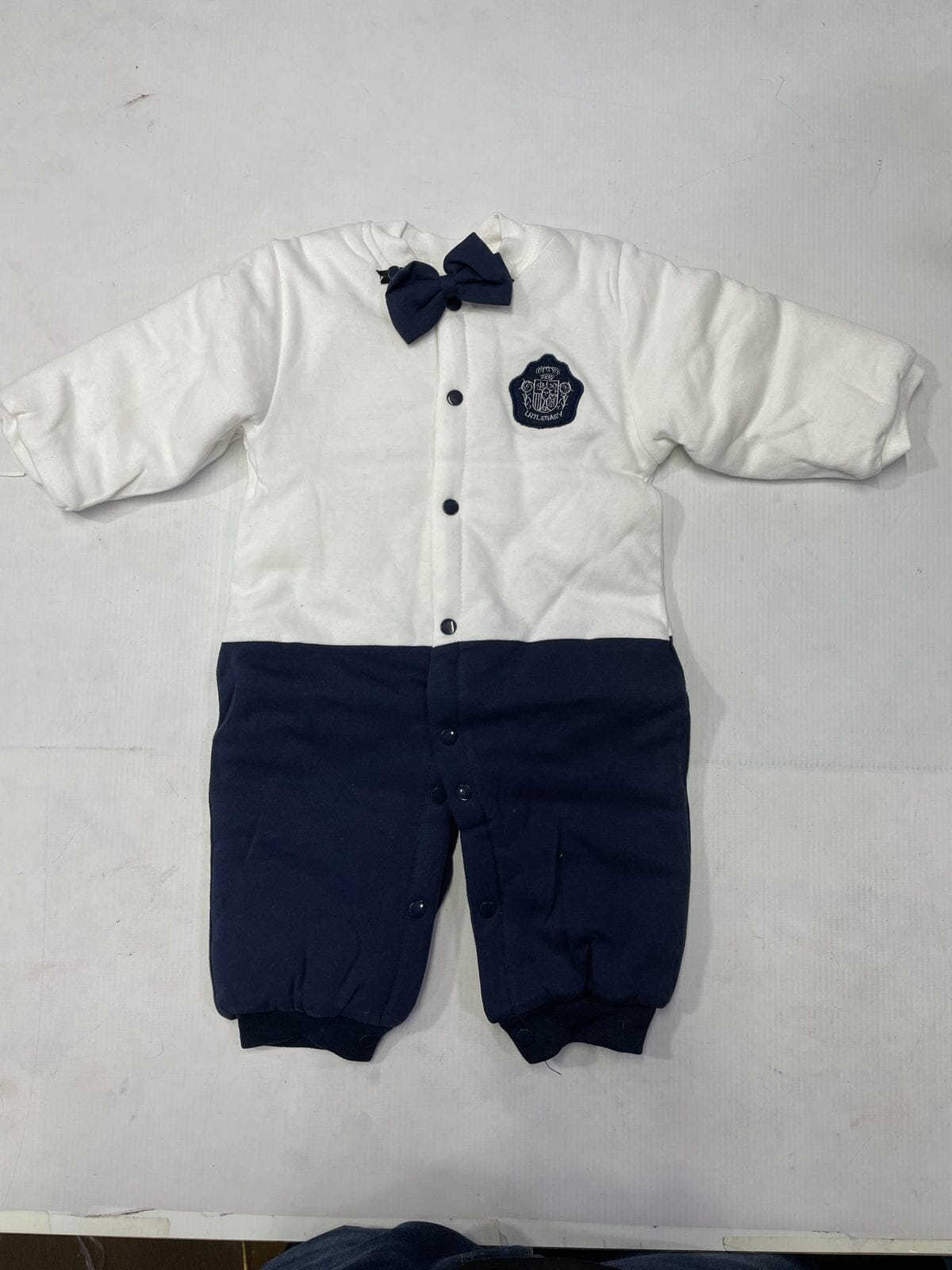Cozy Blue Themed Winter Kids Romper Romper Iluvlittlepeople 