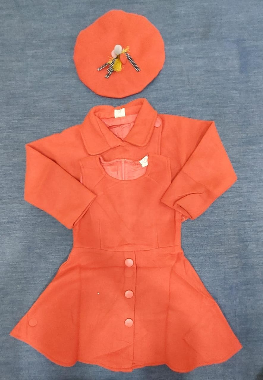 Cozy Orange Themed Cute Princess Frock Frock Iluvlittlepeople 