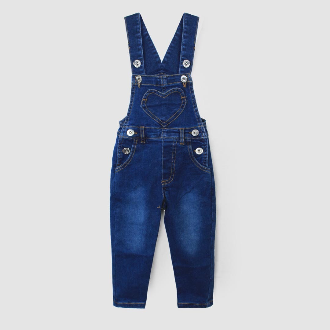 Modern Decent Blue Themed Dangri For Kids Dangri Iluvlittlepeople 2-3 Years Blue Modern