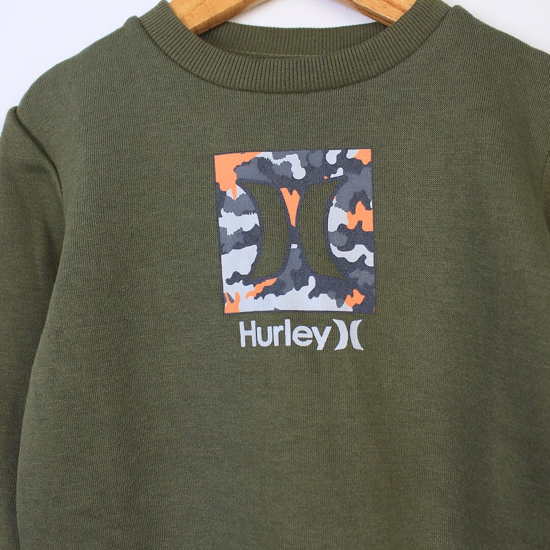Cute Little Kids Green Themed Sweatshirt Sweatshirt Iluvlittlepeople 