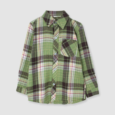 Decent Style Casual Shirt For Boys Casual Shirt Iluvlittlepeople 12 Months Green Winter