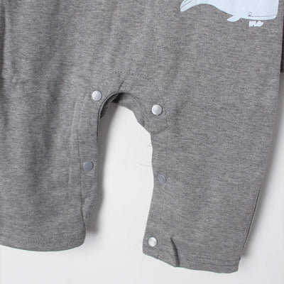 Cozy Grey Themed Winter Kids Romper Romper Iluvlittlepeople 