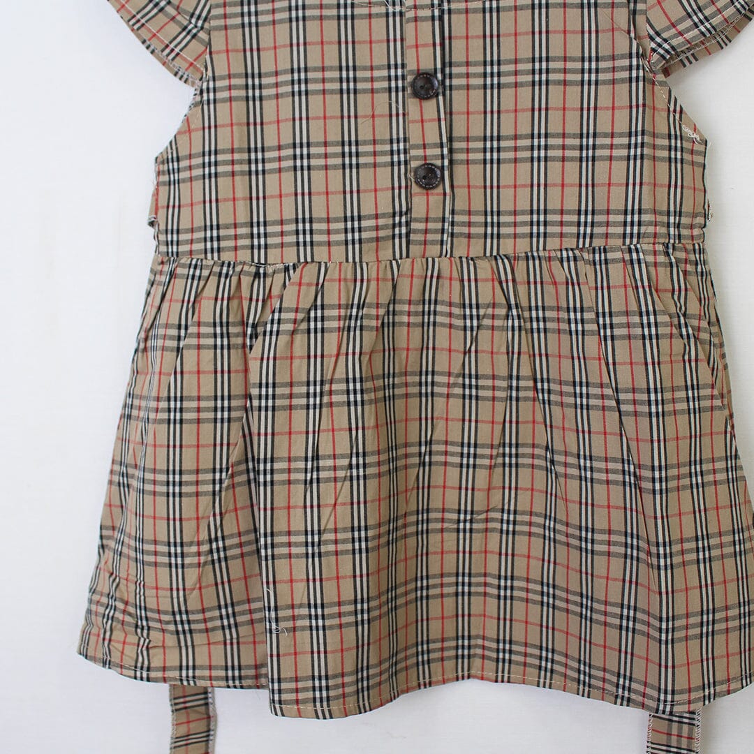 Traditional Brown Little Girl Frock Frock Iluvlittlepeople 