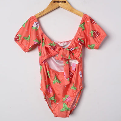 Attractive Orange Themed Little Girl Romper Romper Iluvlittlepeople 