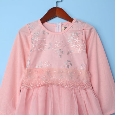 Desire Peach Themed Girls Party Frock Frock Iluvlittlepeople 