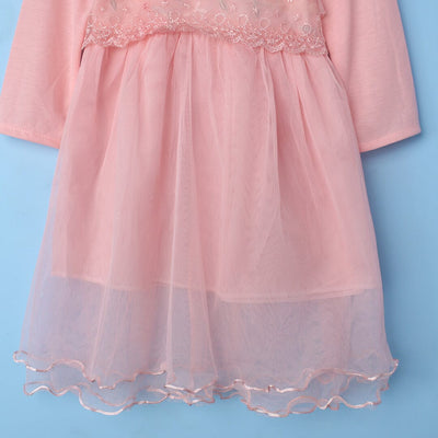 Desire Peach Themed Girls Party Frock Frock Iluvlittlepeople 