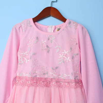 Decent Pink Themed Girls Party Frock Frock Iluvlittlepeople 
