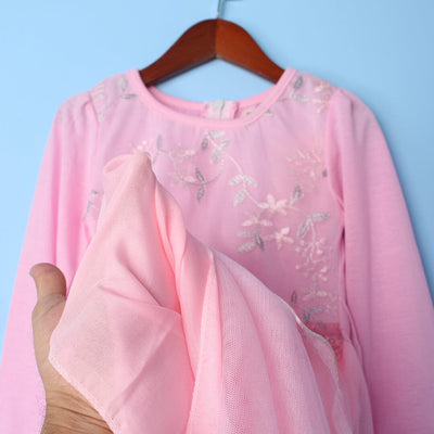 Decent Pink Themed Girls Party Frock Frock Iluvlittlepeople 