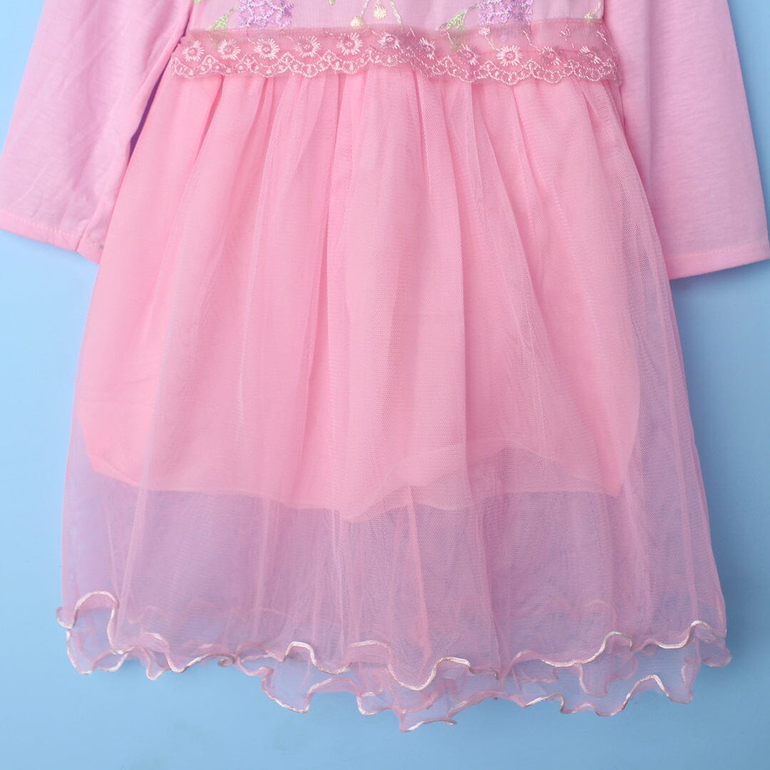 Stylish Pink Themed Girls Party Frock Frock Iluvlittlepeople 