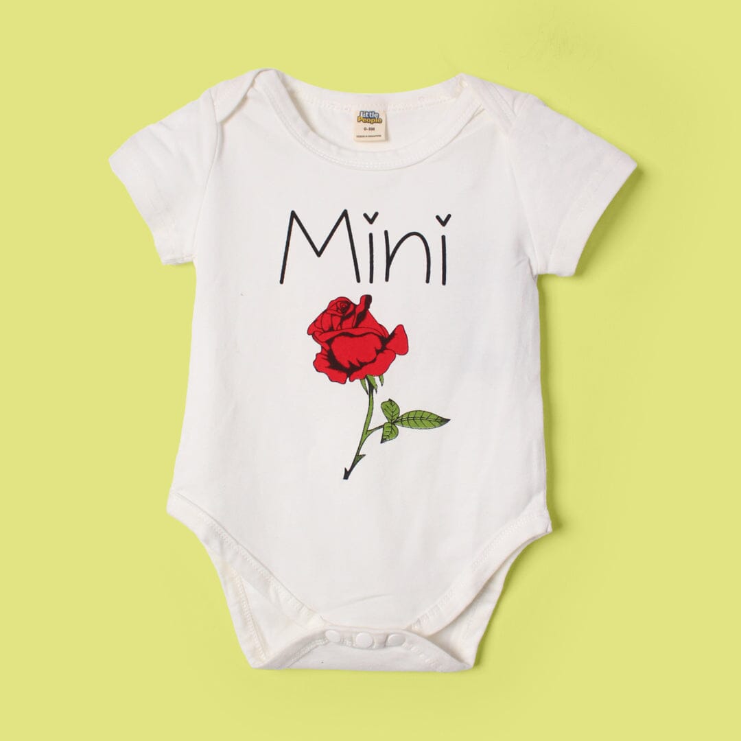 Supreme White Themed Little Girl Romper Romper Iluvlittlepeople 0-3 Months Summer White