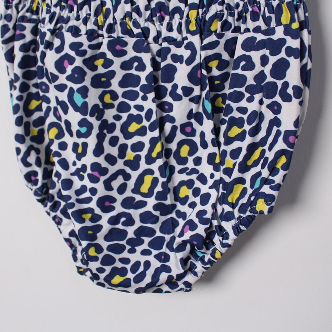 Eye Catcher Light Blue Little Girl Romper Romper Iluvlittlepeople 