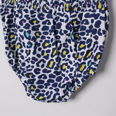 Eye Catcher Light Blue Little Girl Romper Romper Iluvlittlepeople 