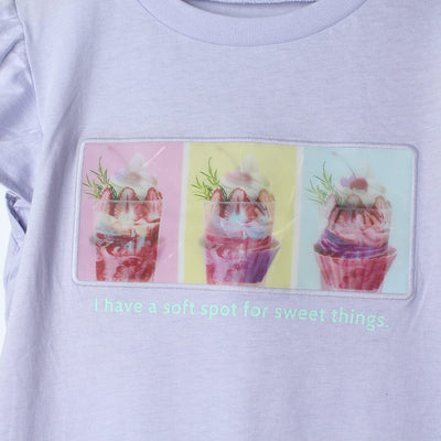 Urge Purple Themed Girls T-Shirt T-Shirt Iluvlittlepeople 