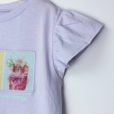 Urge Purple Themed Girls T-Shirt T-Shirt Iluvlittlepeople 