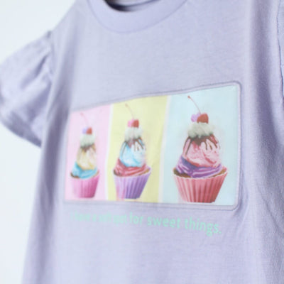 Urge Purple Themed Girls T-Shirt T-Shirt Iluvlittlepeople 